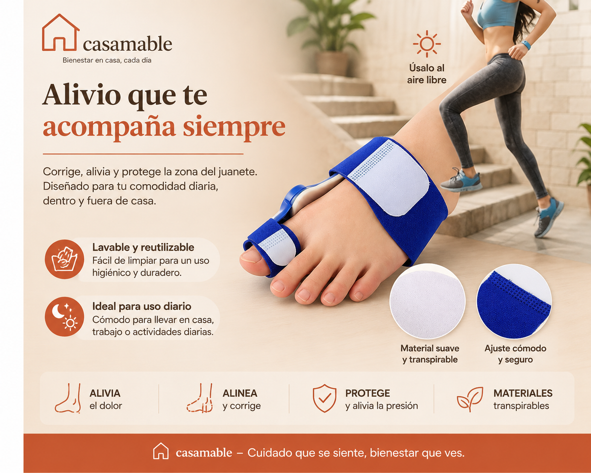 ¿El dolor de juanetes no te deja caminar tranquilo?