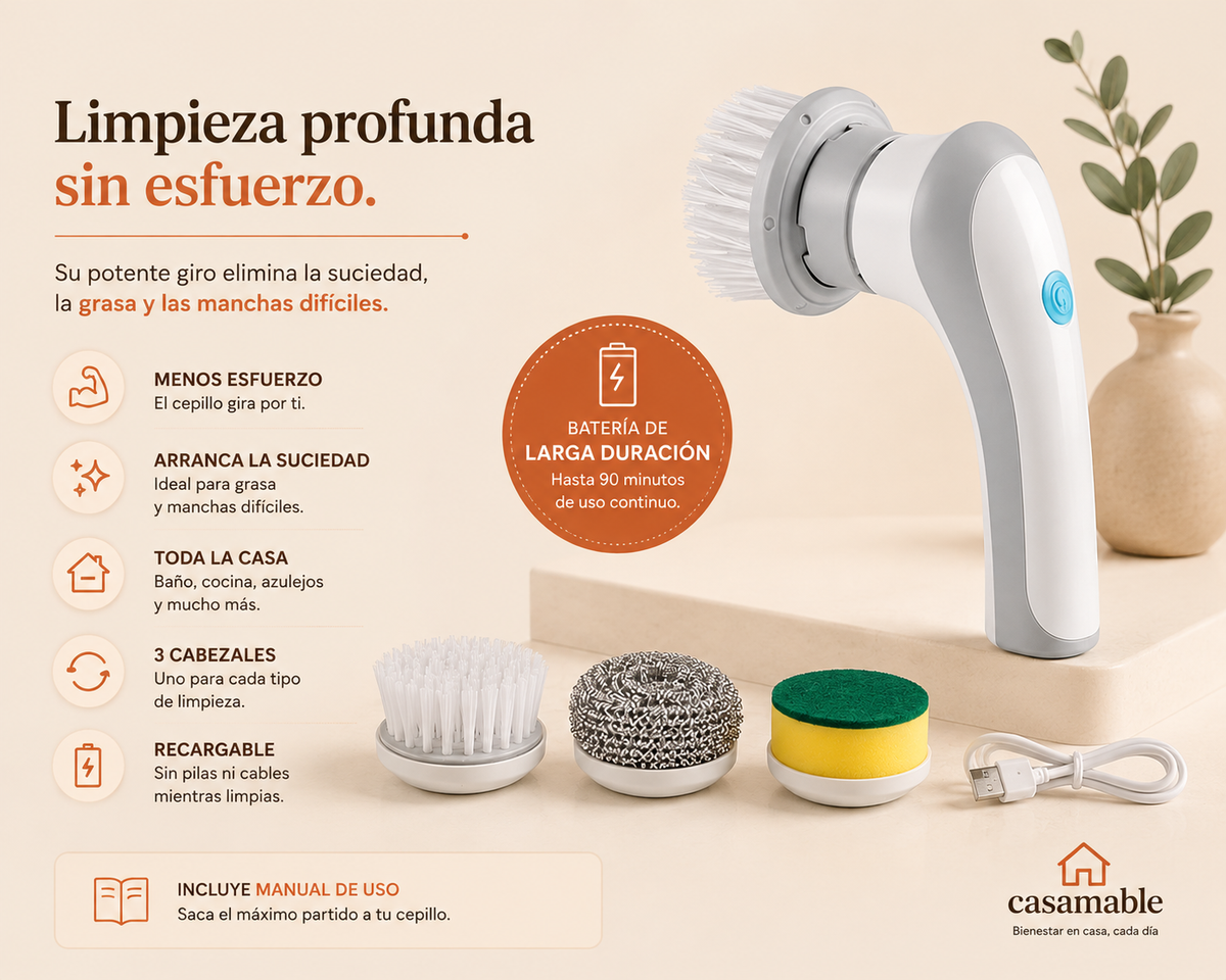 🧽 ¿Cansado de frotar y frotar?