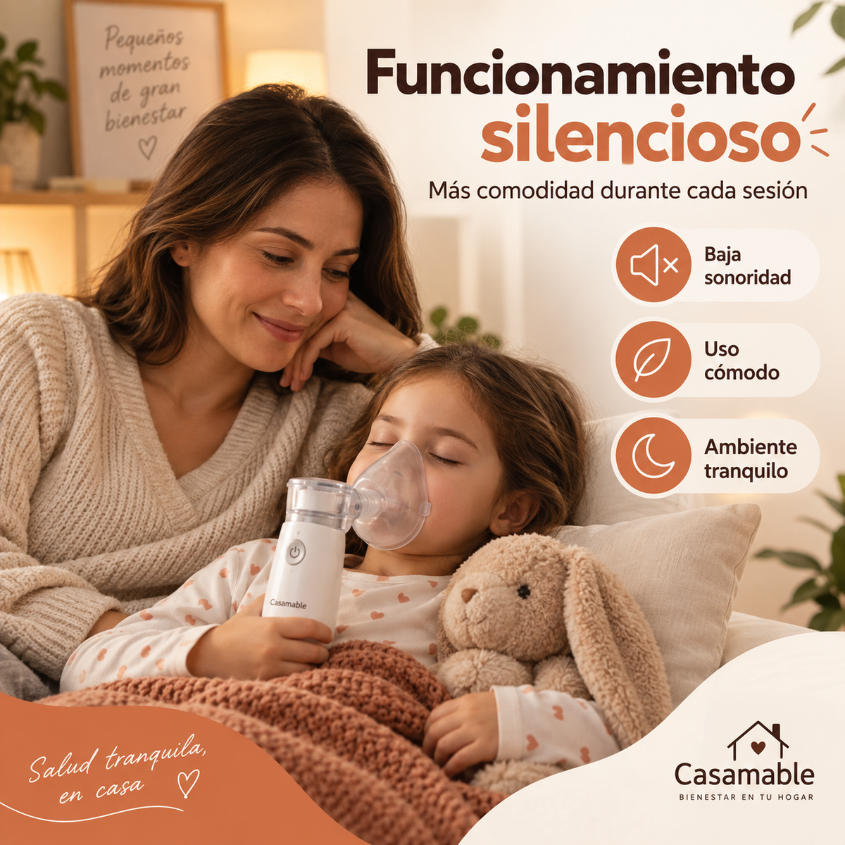 Nebulizador Portátil Casamable™ – Facilidad para Respirar en Segundos
