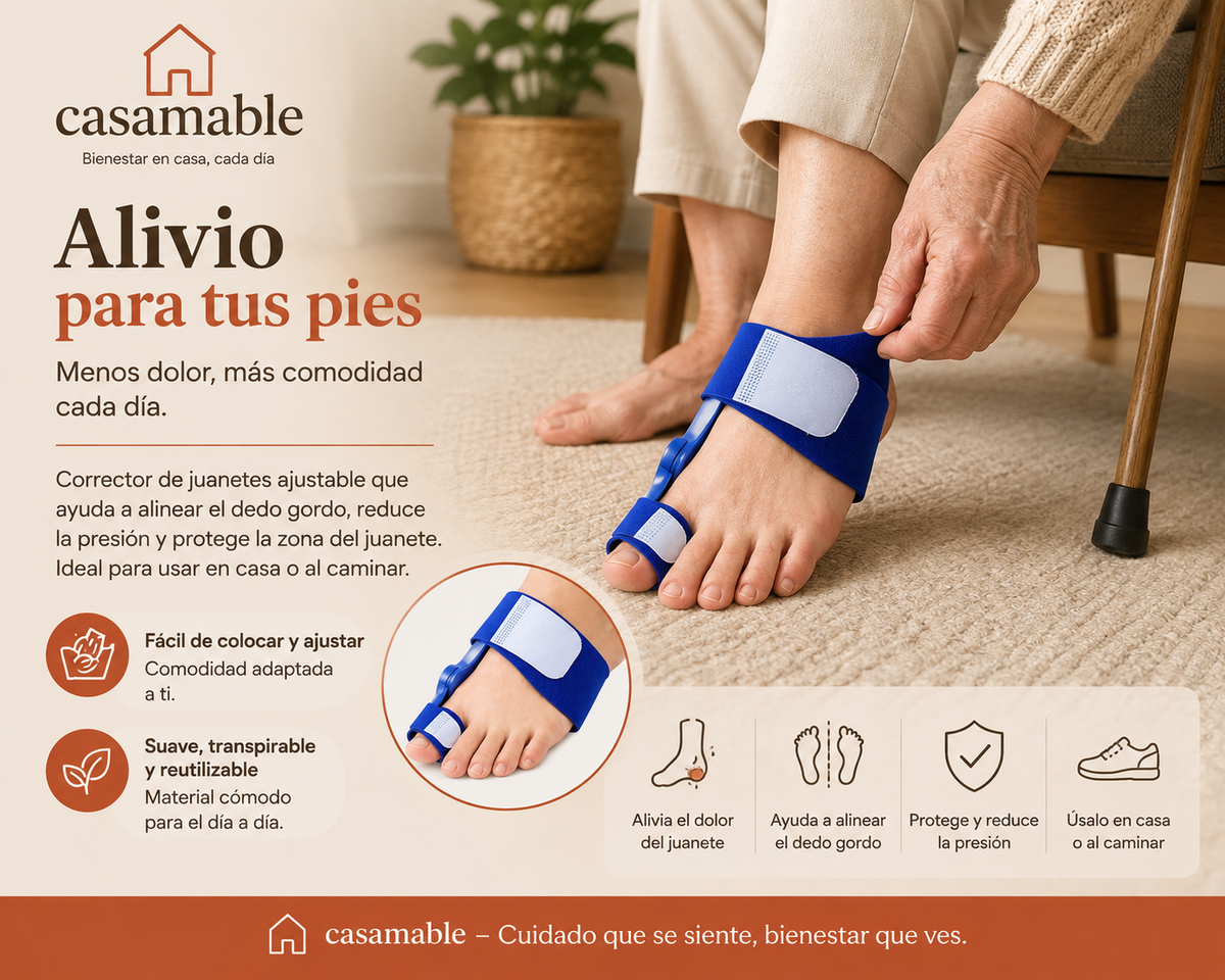 ¿El dolor de juanetes no te deja caminar tranquilo?