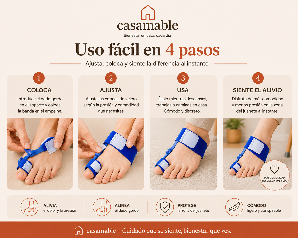 ¿El dolor de juanetes no te deja caminar tranquilo?