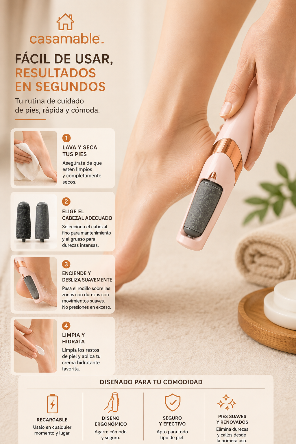 Casamable™ | Elimina Durezas en Segundos 3 en 1