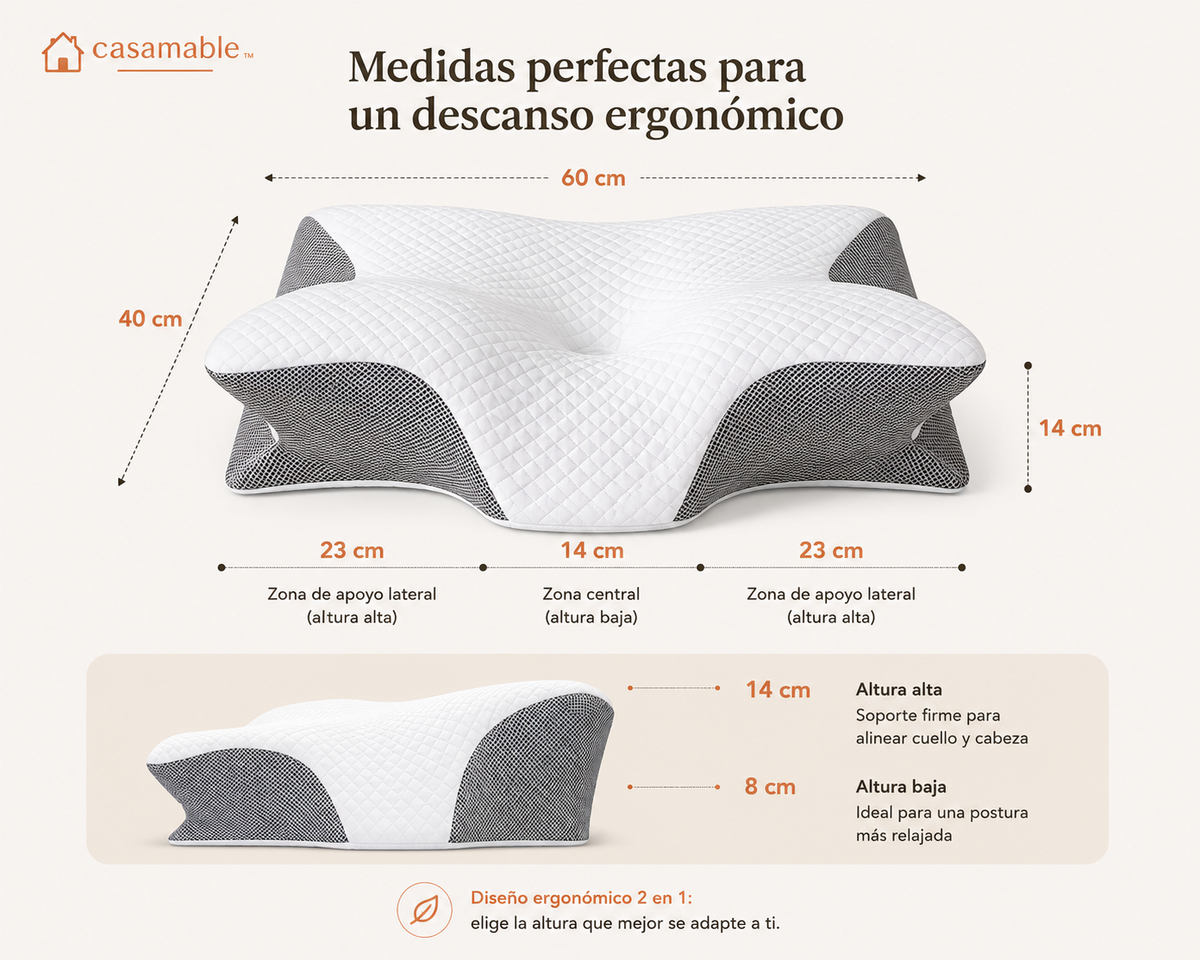 Casamable™ | Almohada Cervical Ortopédica